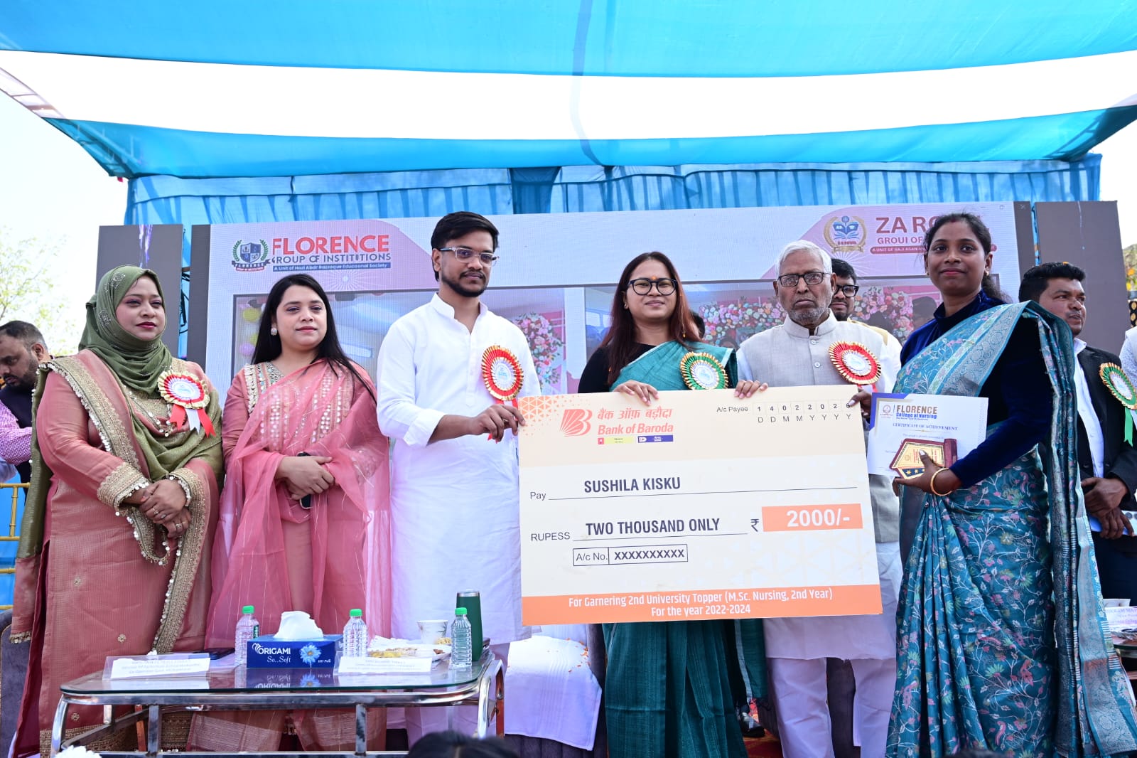 फ्लोरेंस ग्रुप ऑफ़ इंस्टिट्यूशन, 22वा लैंप लाइटिंग एवं कैपिंग सेरेमनी का आयोजन