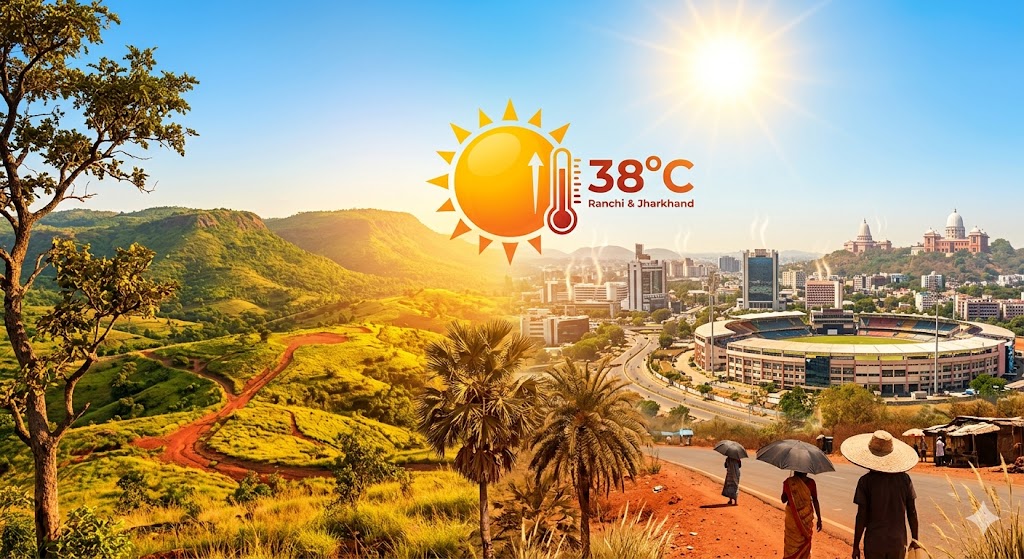 रांची और झारखंड का 1 अप्रैल 2026 मौसम पूर्वानुमान: गरम और शुष्क दिन के लिए दृश्य