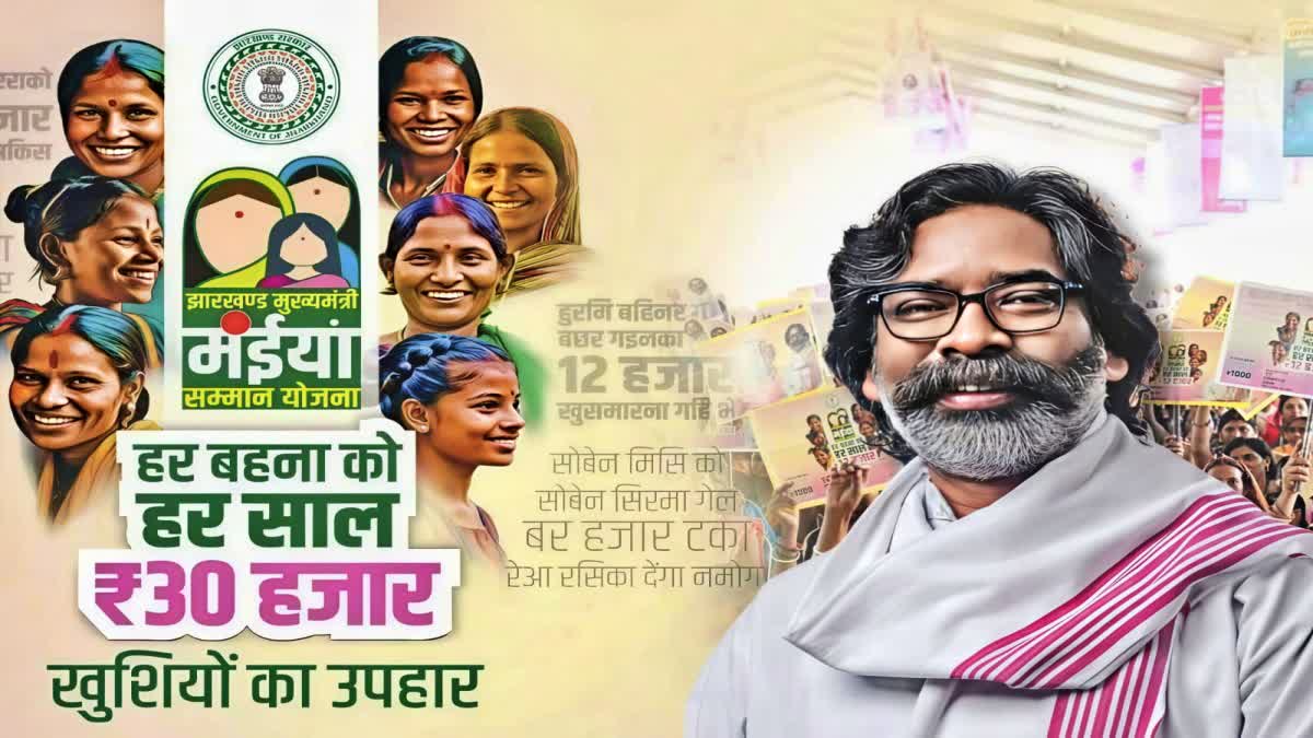 रांची में मंईयां सम्मान योजना के तहत महिलाओं के खातों में DBT राशि ट्रांसफर
