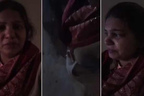 रांची के लोअर बाजार में एक गर्भवती महिला की आत्महत्या के मामले की जांच करती पुलिस टीम।