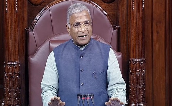 नई दिल्ली में राज्यसभा उपसभापति चुनाव से पहले सदन की कार्यवाही का दृश्य