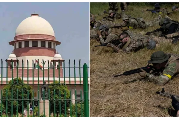 नई दिल्ली सुप्रीम कोर्ट में रूस-यूक्रेन युद्ध से जुड़े मामले की सुनवाई का दृश्य