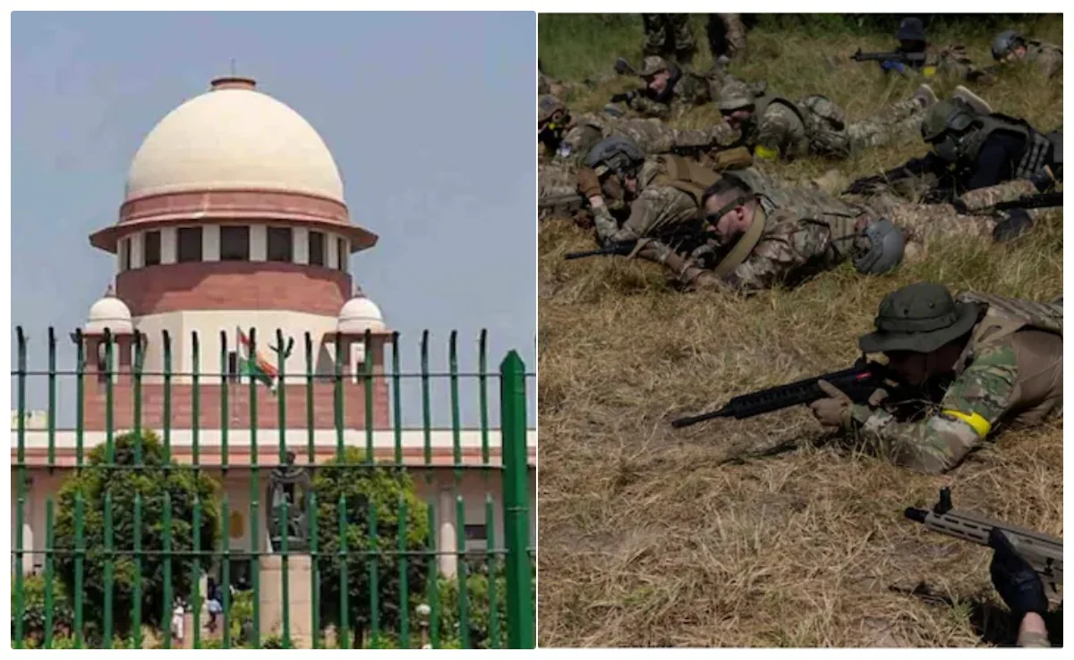 नई दिल्ली सुप्रीम कोर्ट में रूस-यूक्रेन युद्ध से जुड़े मामले की सुनवाई का दृश्य