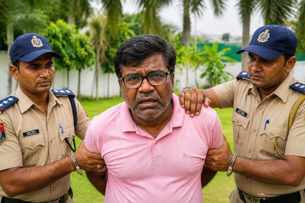 समस्तीपुर के रोसरा अनुमंडल अस्पताल में कार्रवाई के बाद निगरानी विभाग की टीम।