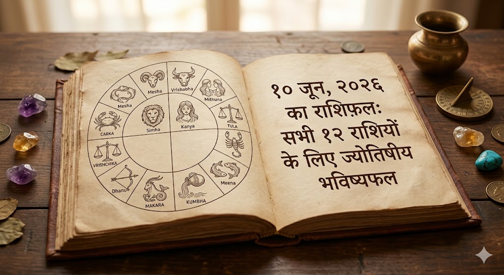 मिथुन राशि में होने वाली शुक्र और बृहस्पति की युति को दर्शाता हुआ एक सुंदर खगोलीय और ज्योतिषीय चार्ट।
