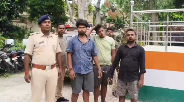 सहरसा बाइक लूटकांड का खुलासा, लूटी गई बाइक समेत 5 अपराधी गिरफ्तार