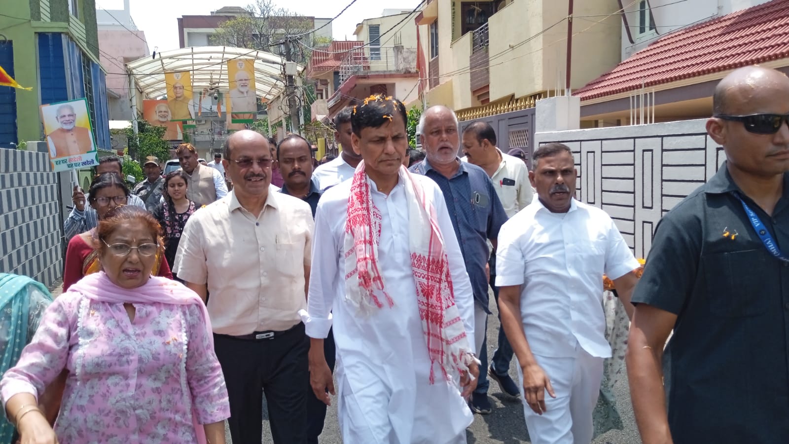 रांची में केंद्रीय गृह राज्य मंत्री नित्यानंद राय का भव्य स्वागत, पौधारोपण भी किया