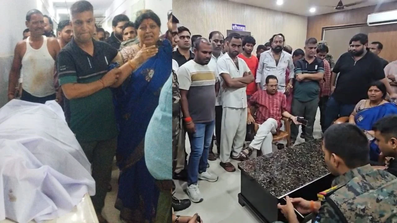 कोडरमा में जमीन विवाद में मृत चालक के परिजनों से मिलकर रो पड़ीं विधायक डॉ. नीरा यादव।