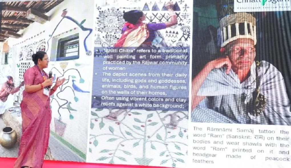 IITM बेंगलुरु में छत्तीसगढ़ पर्यटन मंडल का स्टॉल और बस्तर कला व इको-टूरिज्म की प्रदर्शनी