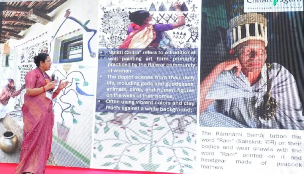 IITM बेंगलुरु में छत्तीसगढ़ पर्यटन मंडल का स्टॉल और बस्तर कला व इको-टूरिज्म की प्रदर्शनी