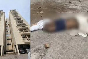 लखनऊ के दारुलशफा विधायक निवास परिसर में घटना के बाद जांच करती पुलिस टीम