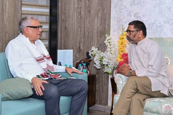 रांची में झारखंड प्रदेश कांग्रेस कमेटी के कार्यालय में शिकायत निवारण सेल के गठन की बैठक का दृश्य।