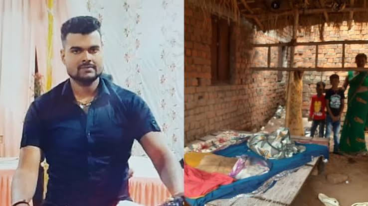 जमशेदपुर के मानगो में पुलिस बल जांच करते हुए जहां अपराधियों ने राहुल बच्चा की गोली मारकर हत्या कर दी।