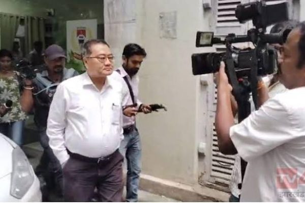 रांची CID दफ्तर पहुँचते JPSC के पूर्व अध्यक्ष एल. ख्यांग्ते की फाइल फोटो
