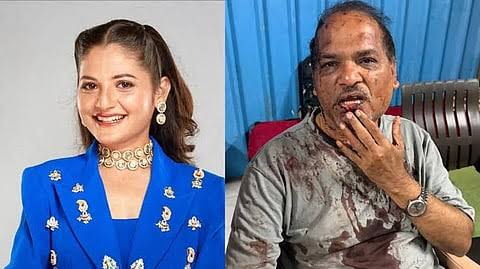 पुणे में बुजुर्ग से मारपीट और रंगदारी मामले में गिरफ्तार बिग बॉस मराठी फेम दिव्या शिंदे।
