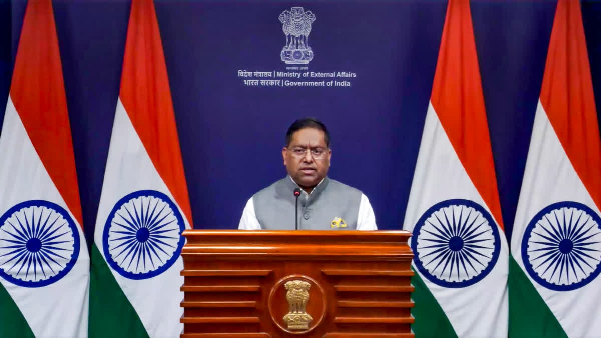 विदेश मंत्रालय के आधिकारिक प्रवक्ता रणधीर जायसवाल ने नई दिल्ली में मीडिया ब्रीफिंग के दौरान जानकारी दी।