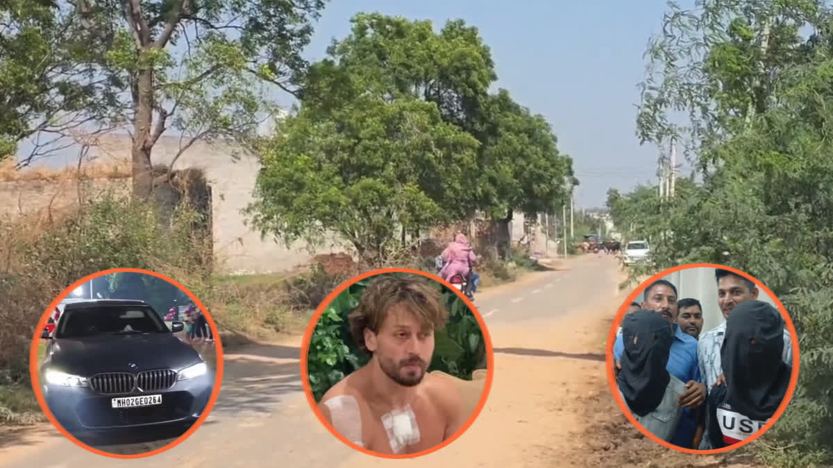 हरियाणा के सोनीपत में हाई-प्रोफाइल टाइगर श्रॉफ फायरिंग मामले की जांच करती पुलिस।