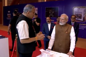 नई दिल्ली में इमर्जिंग साइंस, टेक्नोलॉजी एंड इनोवेशन कॉन्क्लेव (ESTIC) 2026 का उद्घाटन करते प्रधानमंत्री नरेंद्र मोदी।