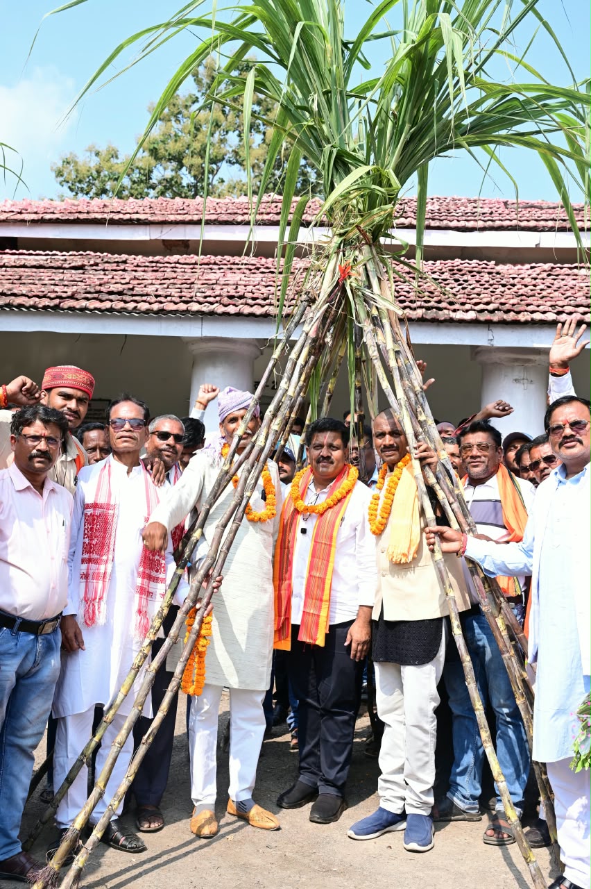 कबीरधाम में गन्ने का मूल्य 425 रुपये प्रति क्विंटल, किसानों में खुशी